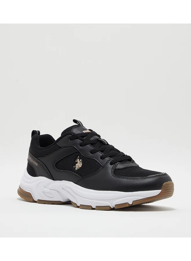 U.S. Polo Assn. Women’s SORLEY GLB 6FX Chunky Sole Sneakers - Black